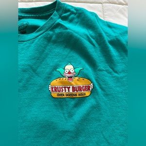 Used- Krusty The Clown Graphic Tee Large Short Sleeve